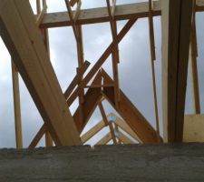 Petit décalage dans la charpente.