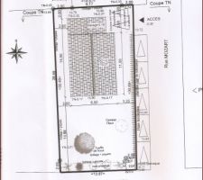 Maison plac&eacute;e sur le terrain