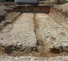 POSE DES SEMELLES TERMINEE