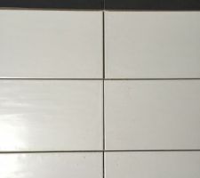 Carrelage de la douche