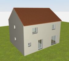 1er modèle de la Maison R 1 vue de derrière