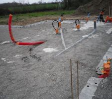 Le 23/12/15 Pr&eacute;paration avant de couler la dalle