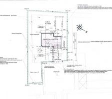 Implantation de la maison sur le terrain
