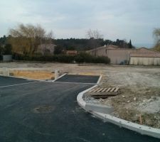 Travaux de voirie du lotissement