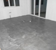 Carrelage pièce à vivre