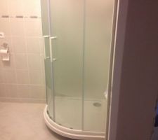 Douche 1/4rond 90cm