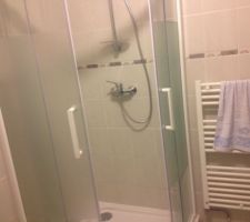 Douche 1/4rond 90cm