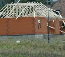 1er jour montage charpente