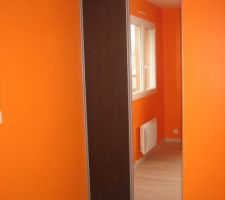 Placard chambre orange