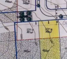 Le terrain : lot 17