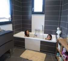 Salle de bain "du haut " habitée !!!