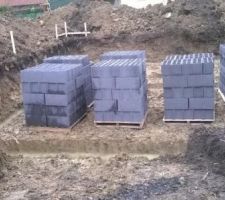 FONDATION DE LA MAISON 1.40M DE VIDE SANITAIRE POUR DES FONDATION SOLIDES SUITE AU PRECONISATION DE L ETUDE DE SOL REALISER PAR NOS SOIN