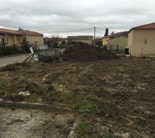 La terre sortie des tranchées