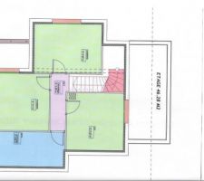 Plan modifié de l'étage