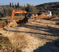 La plateforme de la maison apparait