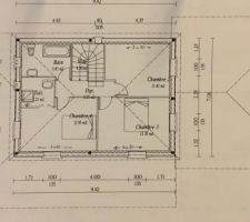 Plan du 1er etage