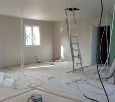 Début des cloisons