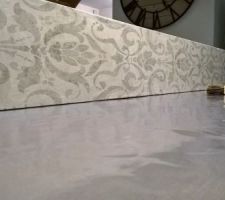 Le coffrage est tapissé !