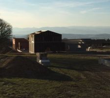 Montage de la charpente