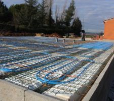 Tuyauterie plancher chauffant