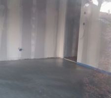 Chape liquide coulée