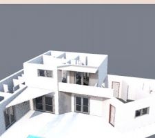 Simulation ombres portées facade SUD