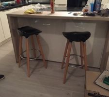 Cuisine avc les tabourets