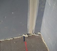 Le placo est fini de poser