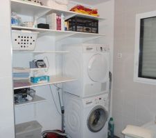 Salle de bain avant porte de placard