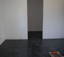 Parquet  chambre et dressing il reste la aussi les plintes a mettre