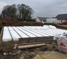 Fondation et isolant