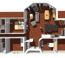 Plan 3D Home by me definitif pour evaluation agencement