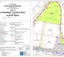 Plan du Lot 9, 367m2 plat et viabilisisé