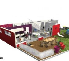 Simulation vue sud/ouest