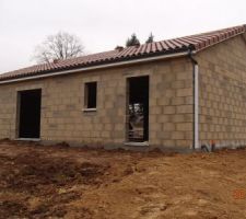 Pose drain , gaine et puit perdu