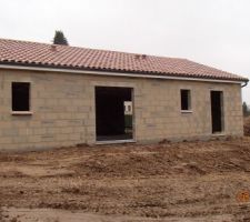 Pose drain , gaine et puit perdu