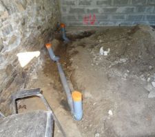 Sorties EU WC, Lavabo et douche