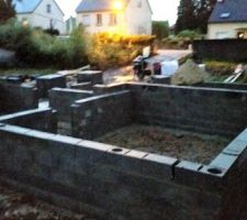 Vide sanitaire avec la dalle