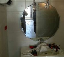 Pose du miroir