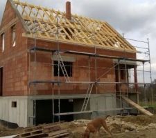 18.02.2016 &Eacute;chafaudage en place pour la suite