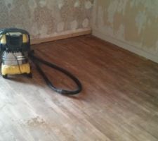 Ponçage du parquet