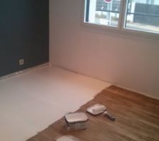 Peinture du parquet