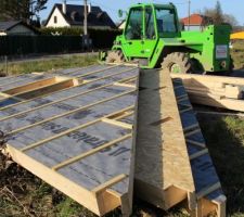 Pignon ossature bois pret à poser !