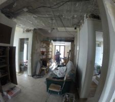 Etat de la maison en cours de travaux !