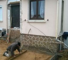 Mise à plat de la future extension