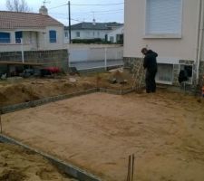 Mise à plat de la future extension