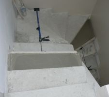 R&eacute;agr&eacute;age de l'escalier suite...