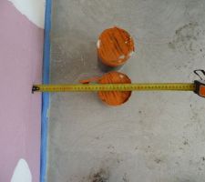 Rep&eacute;rage des tuyaux d'arriv&eacute;e d'air du futur po&ecirc;le