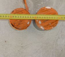 Rep&eacute;rage des tuyaux d'arriv&eacute;e d'air du futur po&ecirc;le