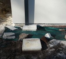 Pose des couvercles de regards